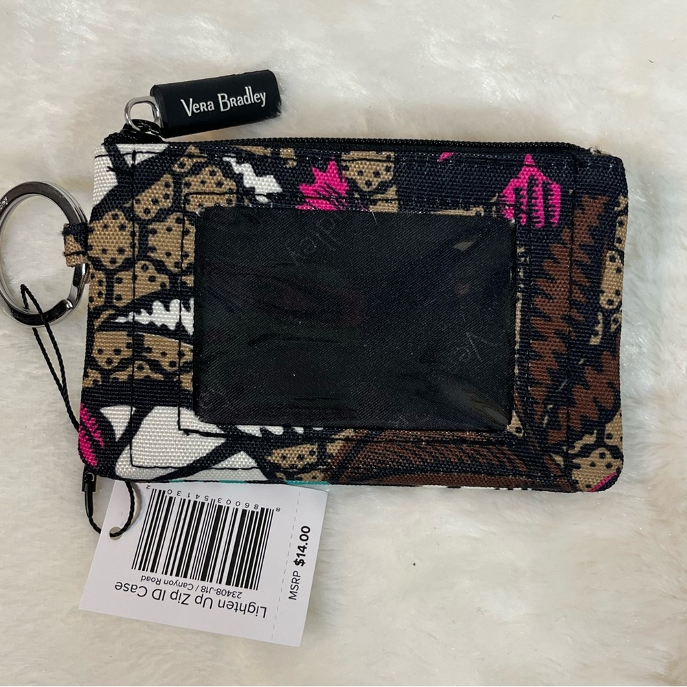 Vera Bradley Canyon Road Lighten Up Zip ID Case Pouch NWT - Picture 3 of 4